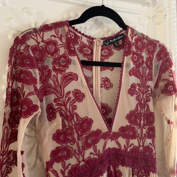 For Love and Lemons Red Temecula Maxi Dress - Picture 9 of 14